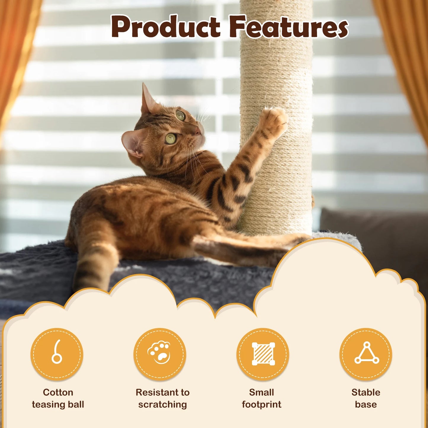 DayPlus Sisal Cat Scratching Post