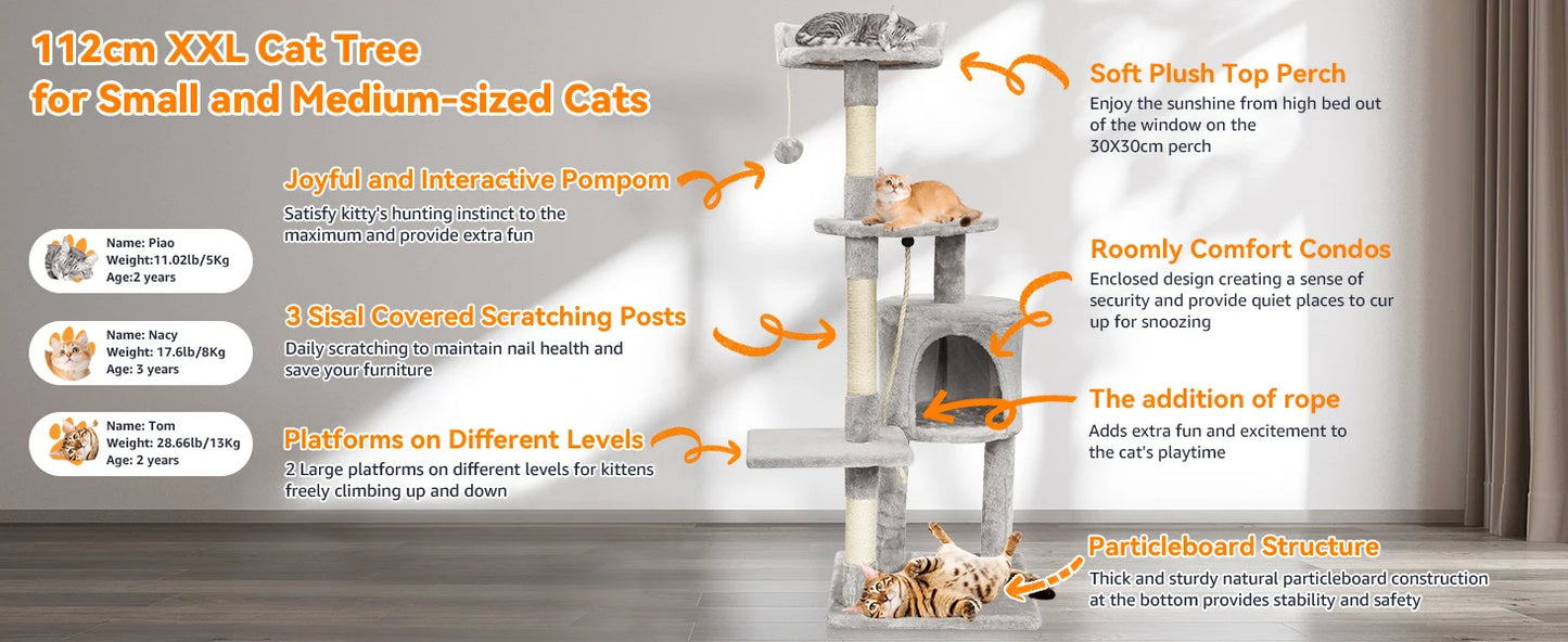 112cm Indoor Cat Tree