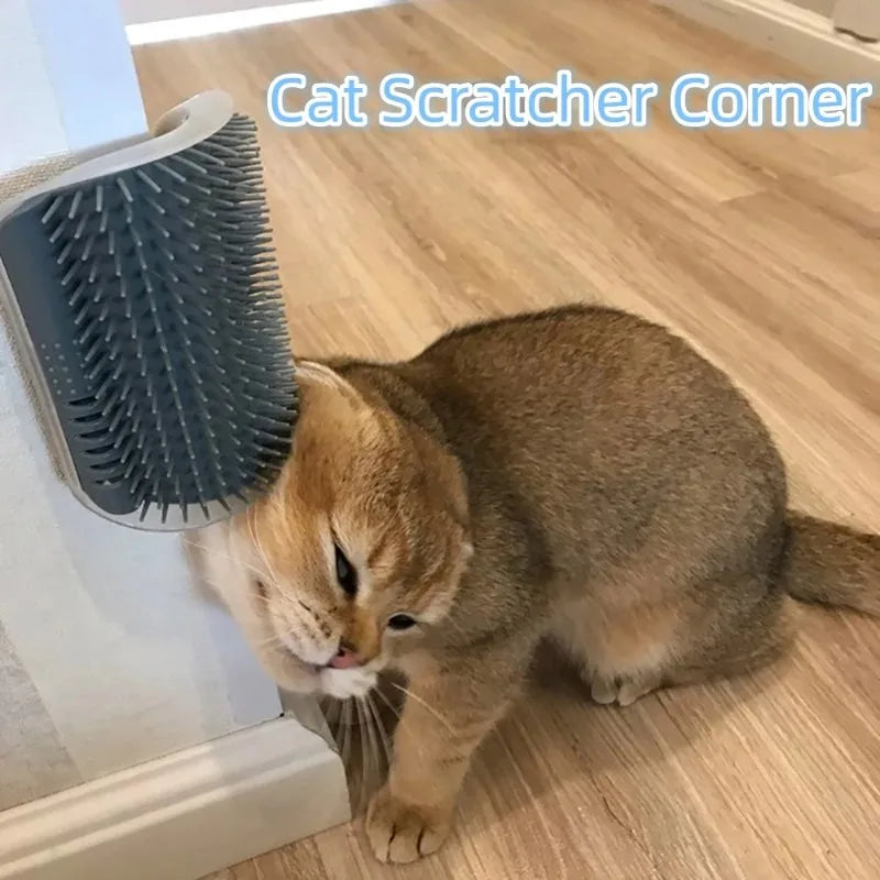 Cat Scratcher & Grooming Massage Brush