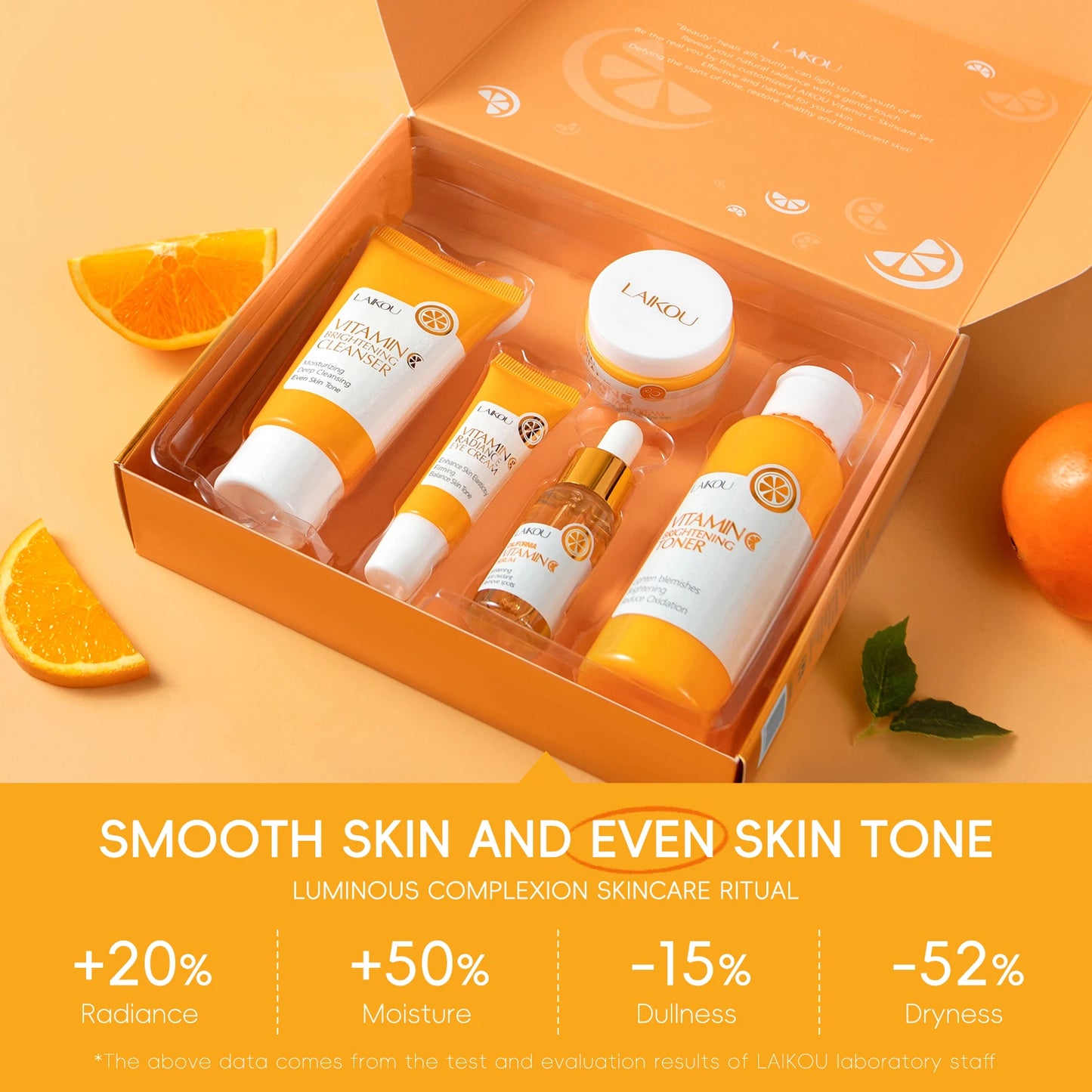 LAIKOU Vitamin C Skincare Set (5pc)