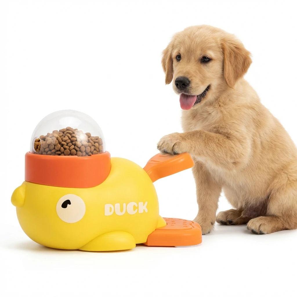 Interactive Dog Treat Dispensing Toy, Slow Feeder Puzzle Toy for Dogs, IQ Training Food Reward Enrichment Toy