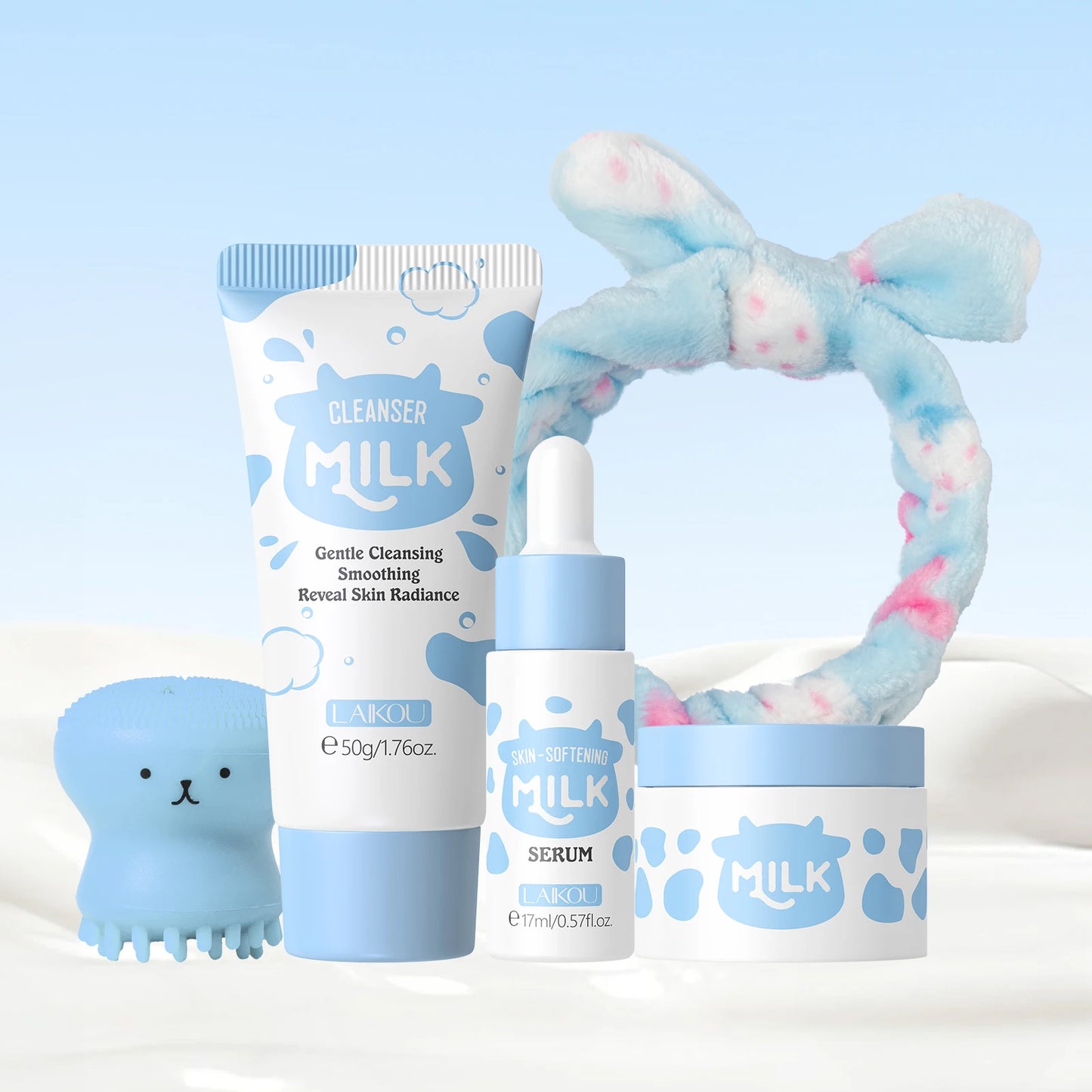 LAIKOU Milk Skincare Travel Set