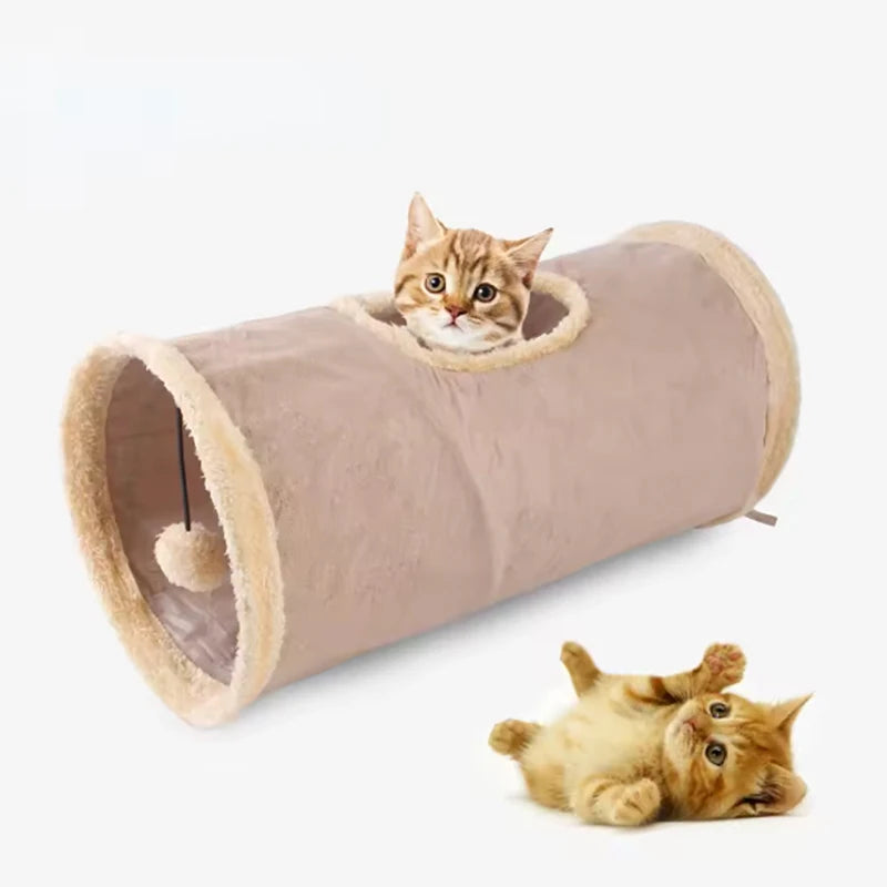 Foldable Cat Play Tunnel