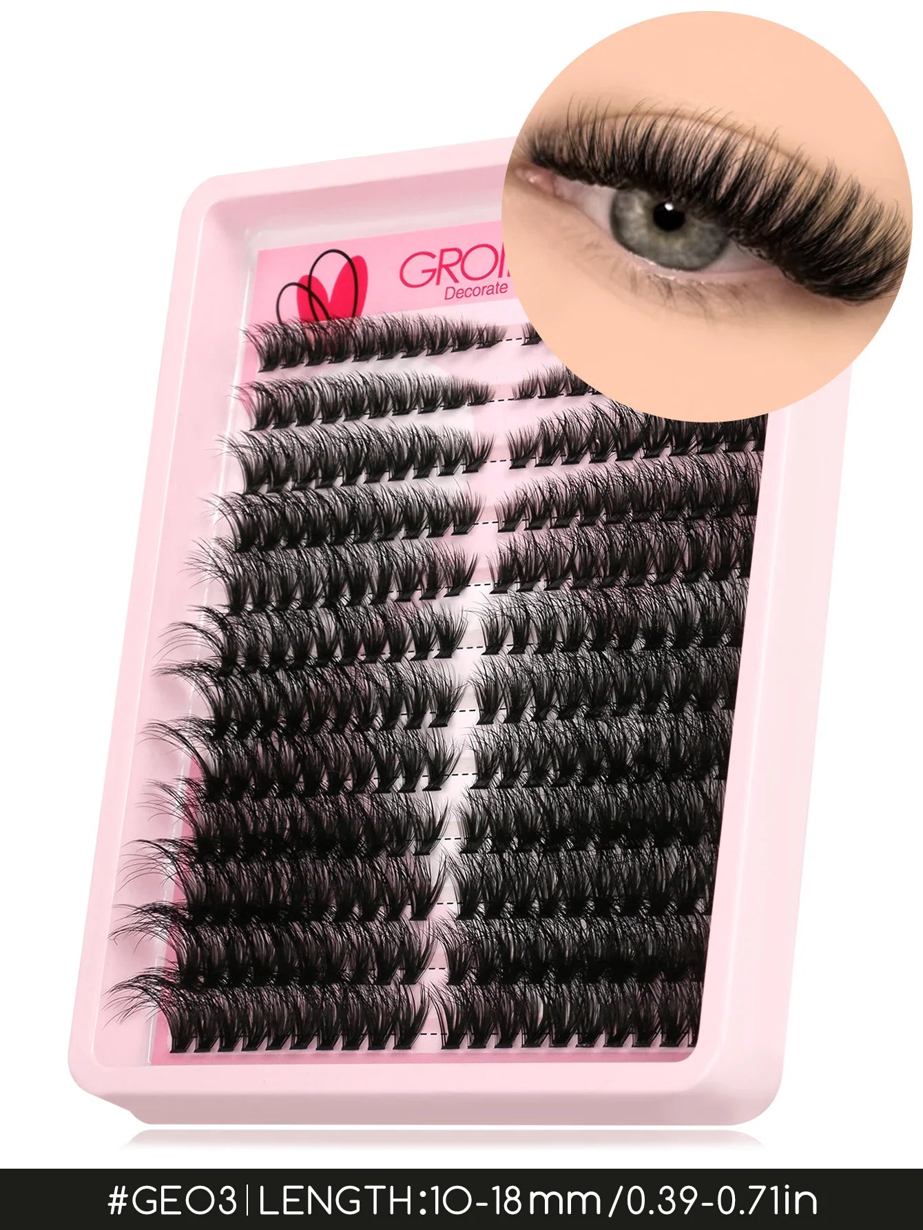 DIY Wispy Lash Clusters