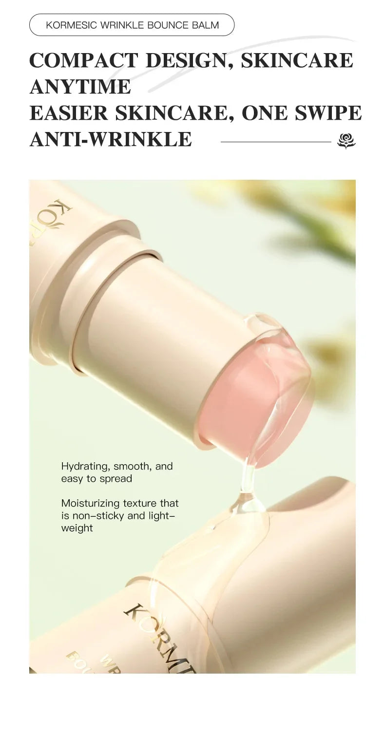 Instant Wrinkle Removal Multi Bounce Balm Facial Tightening Moisturizing Korean Anti-Wrinkle Balm Stick Cream Skin Care Products - PrimeNest