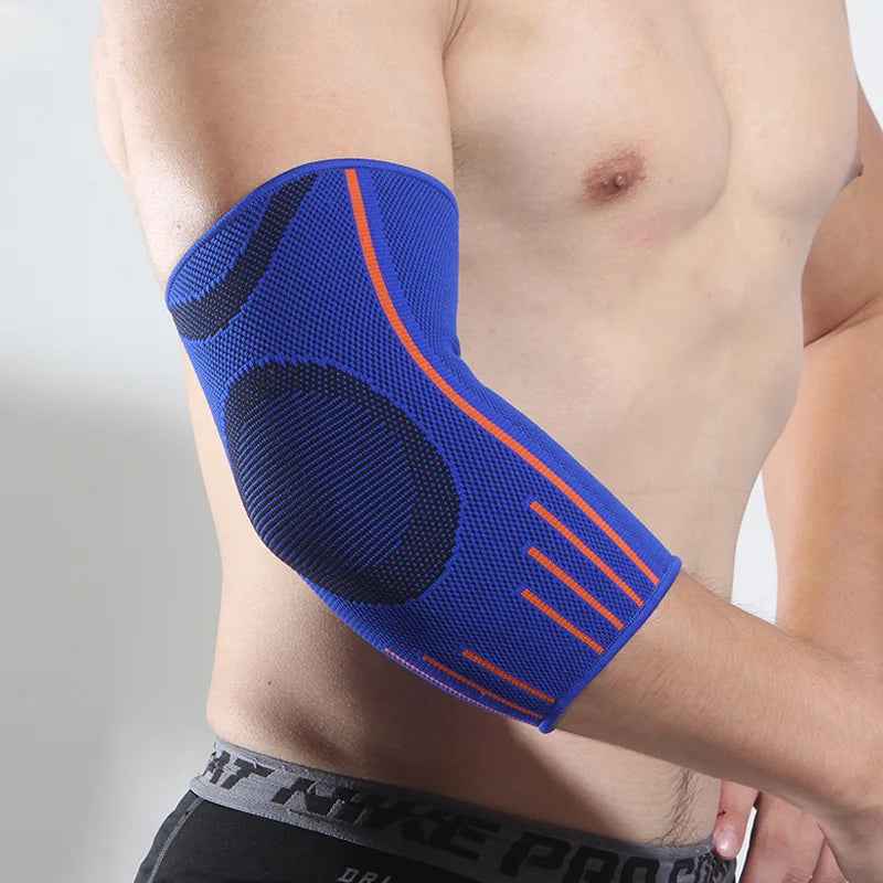 1pc Sports Elbow Protector For Men And Women, Joint Sleeve Protector Arm Sheath, Tennis Elbow Belt Strap Pressurized Winding - PrimeNest