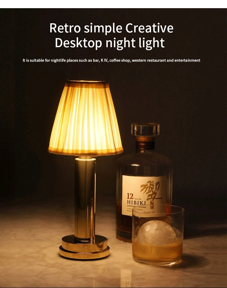 USB Restaurant Atmosphere Table Lamp Nordic Bar night Lights for Coffee Bedroom Art Decor Lighing Fixtures Modern LED Desk Lamps