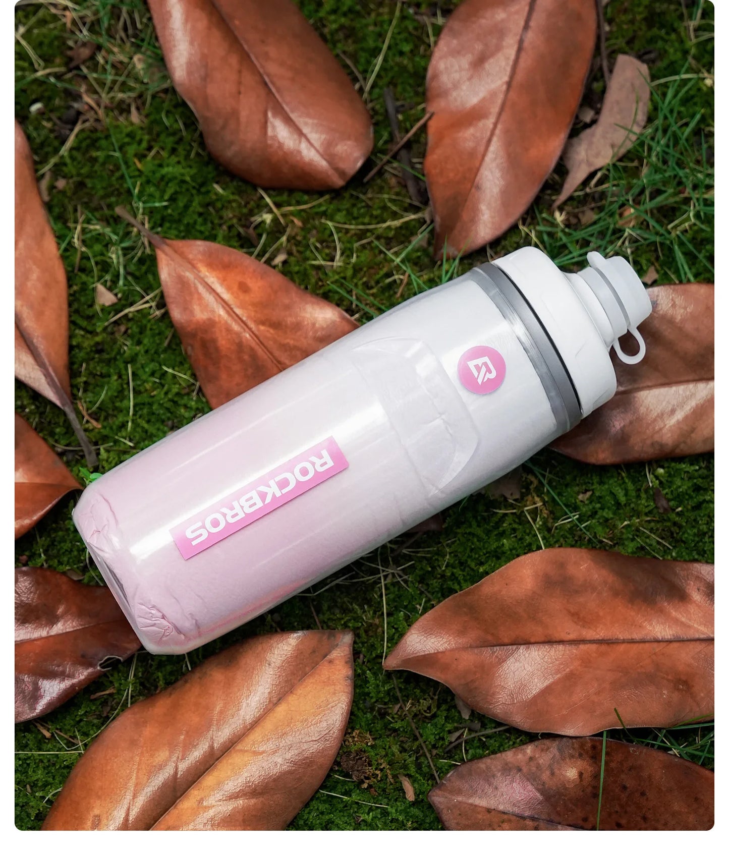 ROCKBROS Local Shipping 620ml Bike Water Bottle Cold Water Insulated Thermal Silicone Cycling Bottle Fitness Outdoor Portable Bicycle Water Kettle