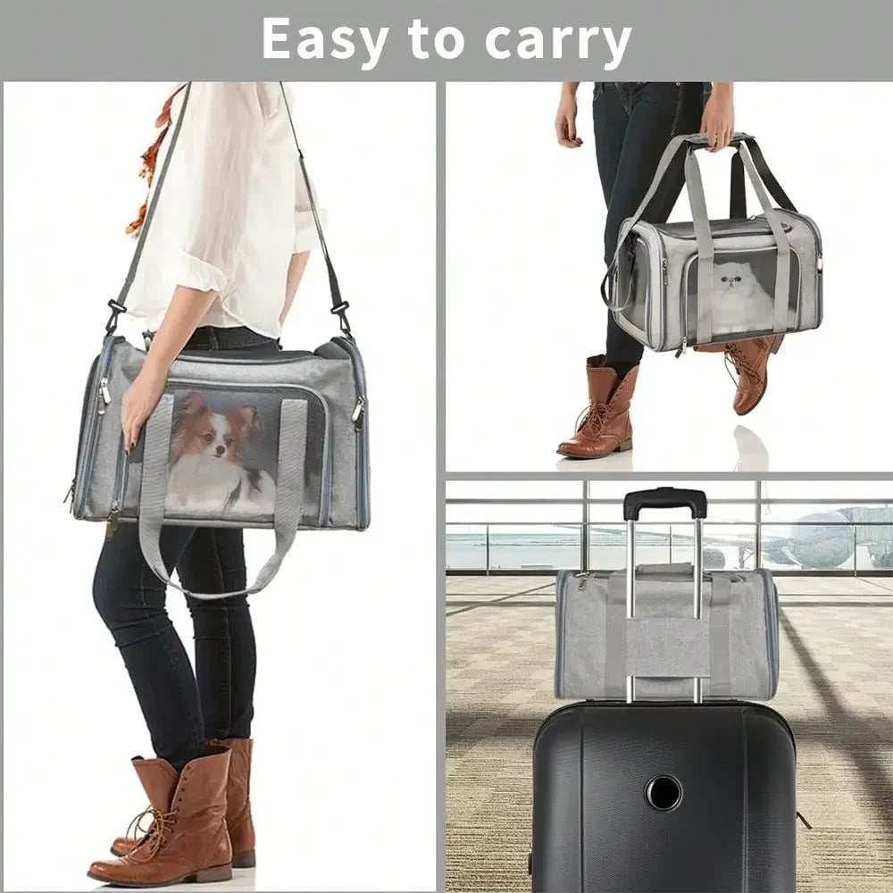 Soft-Sided Foldable Pet Carrier