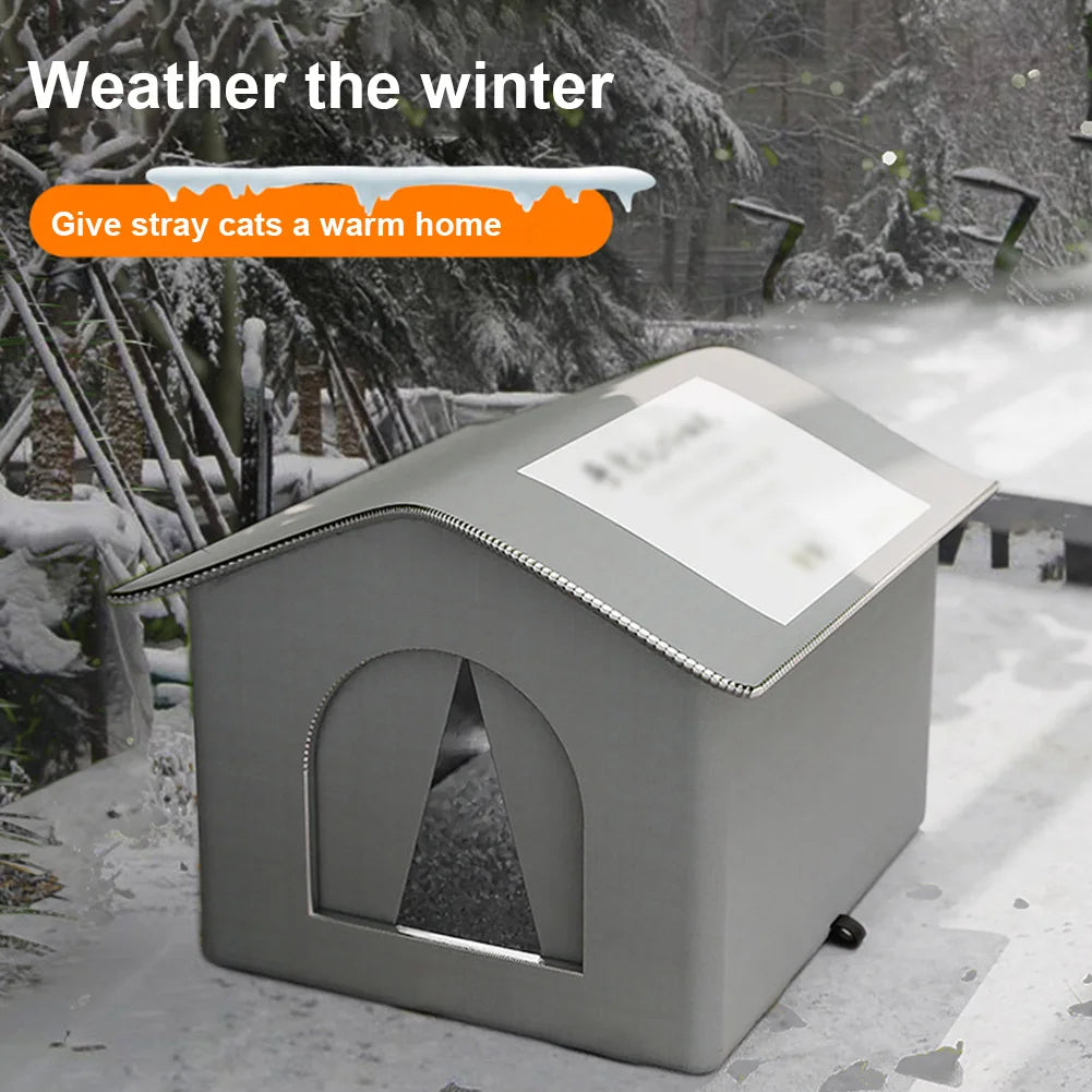 Weatherproof Outdoor Cat House
