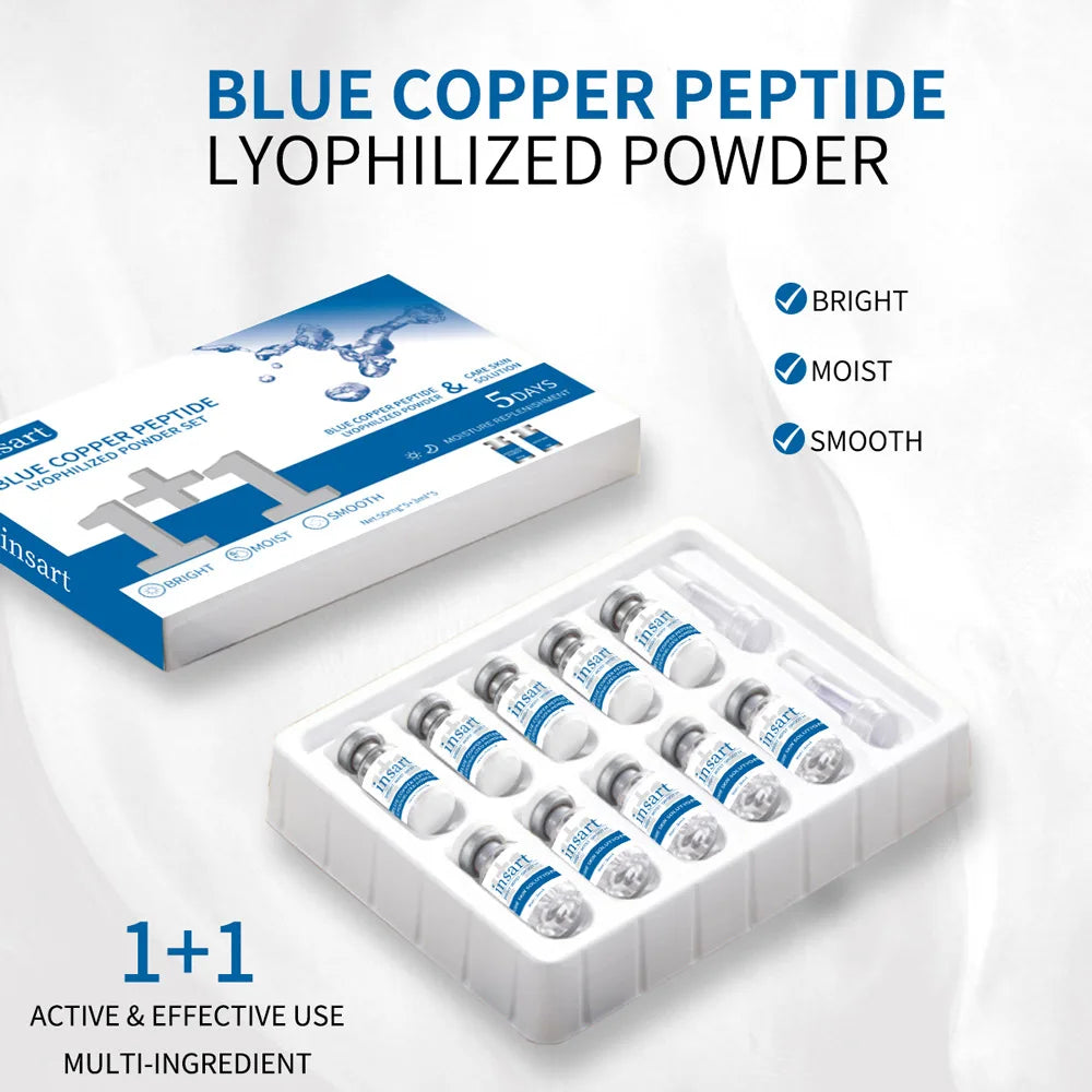 Blue Copper Peptide Face Serum Set