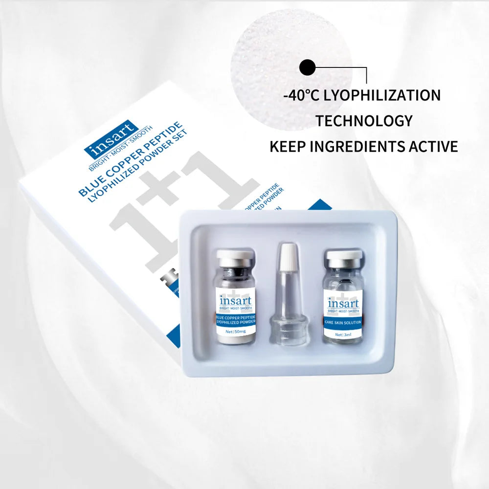 Blue Copper Peptide Face Serum Set