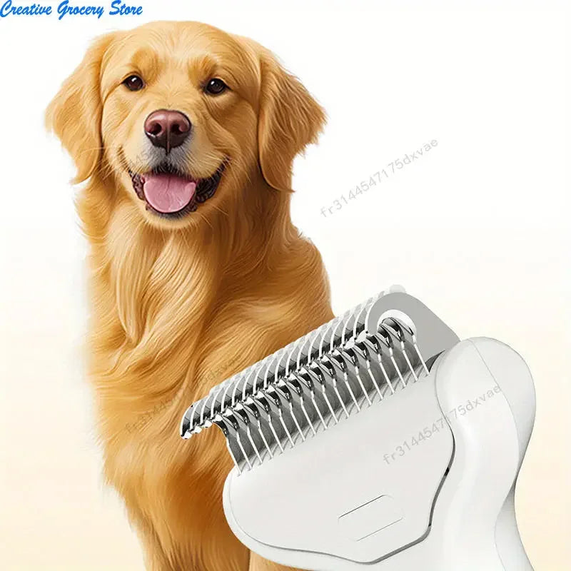 Portable Pet Dog Grooming Brush Hair Removal Tool For Dogs Self Cleaning Comb Pet Products Professional Pet Deshedding