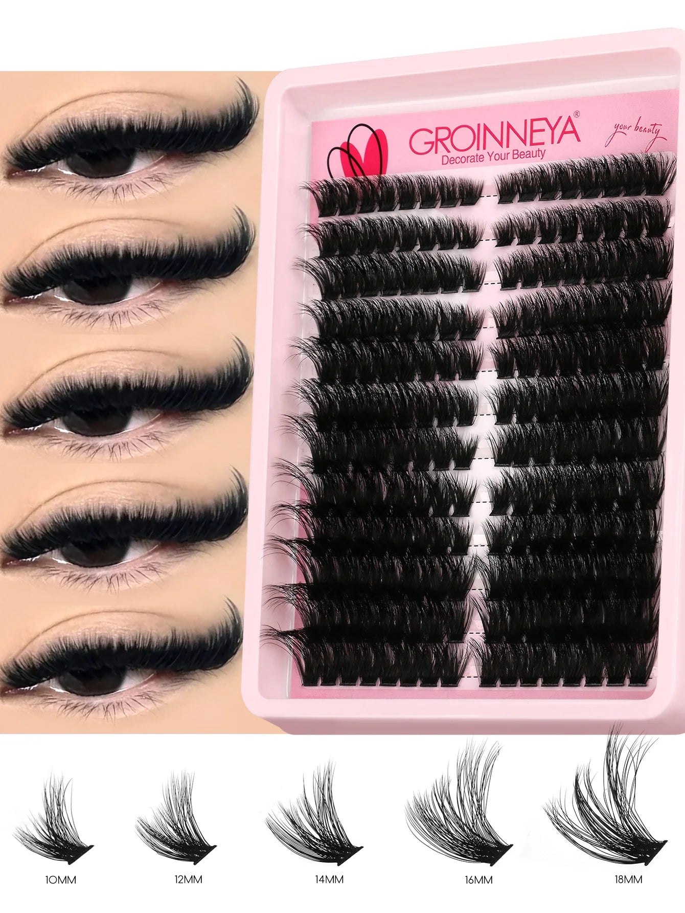 DIY Wispy Lash Clusters