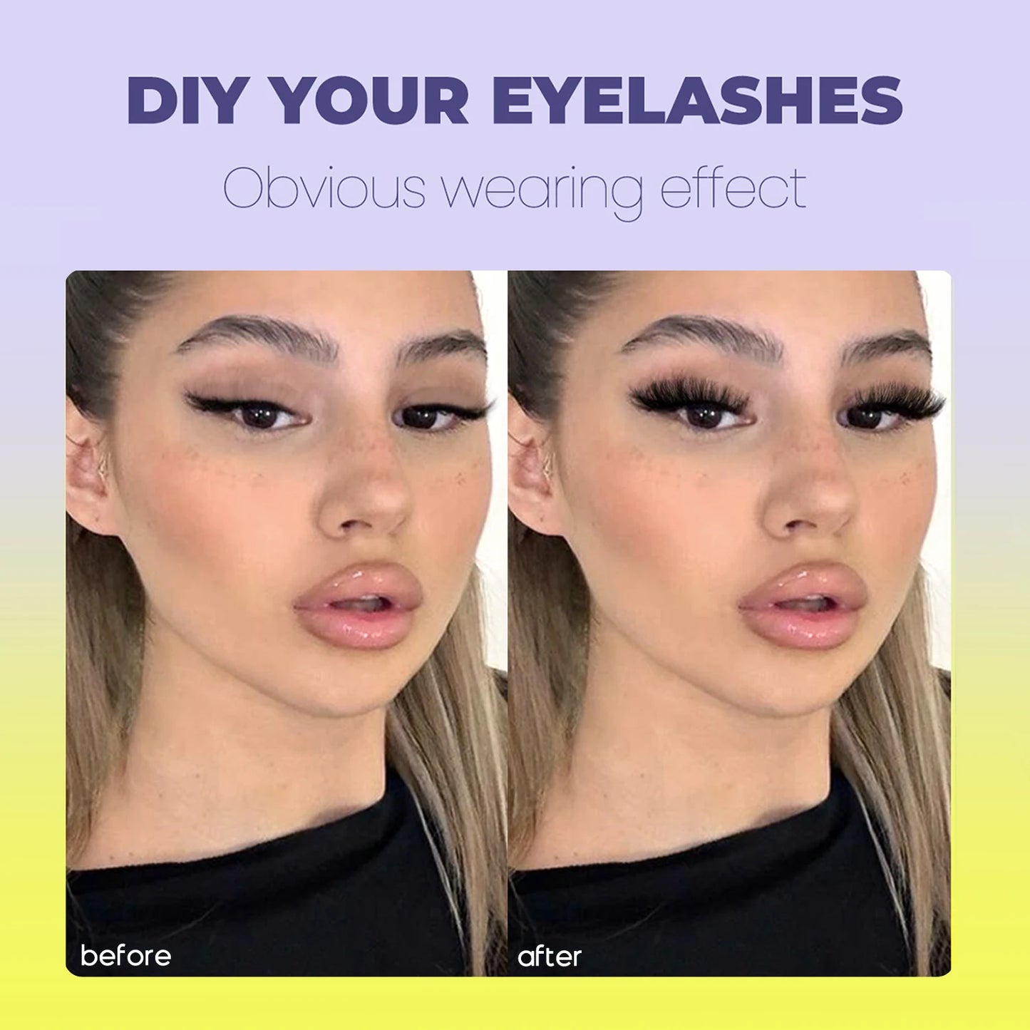 DIY Wispy Lash Clusters
