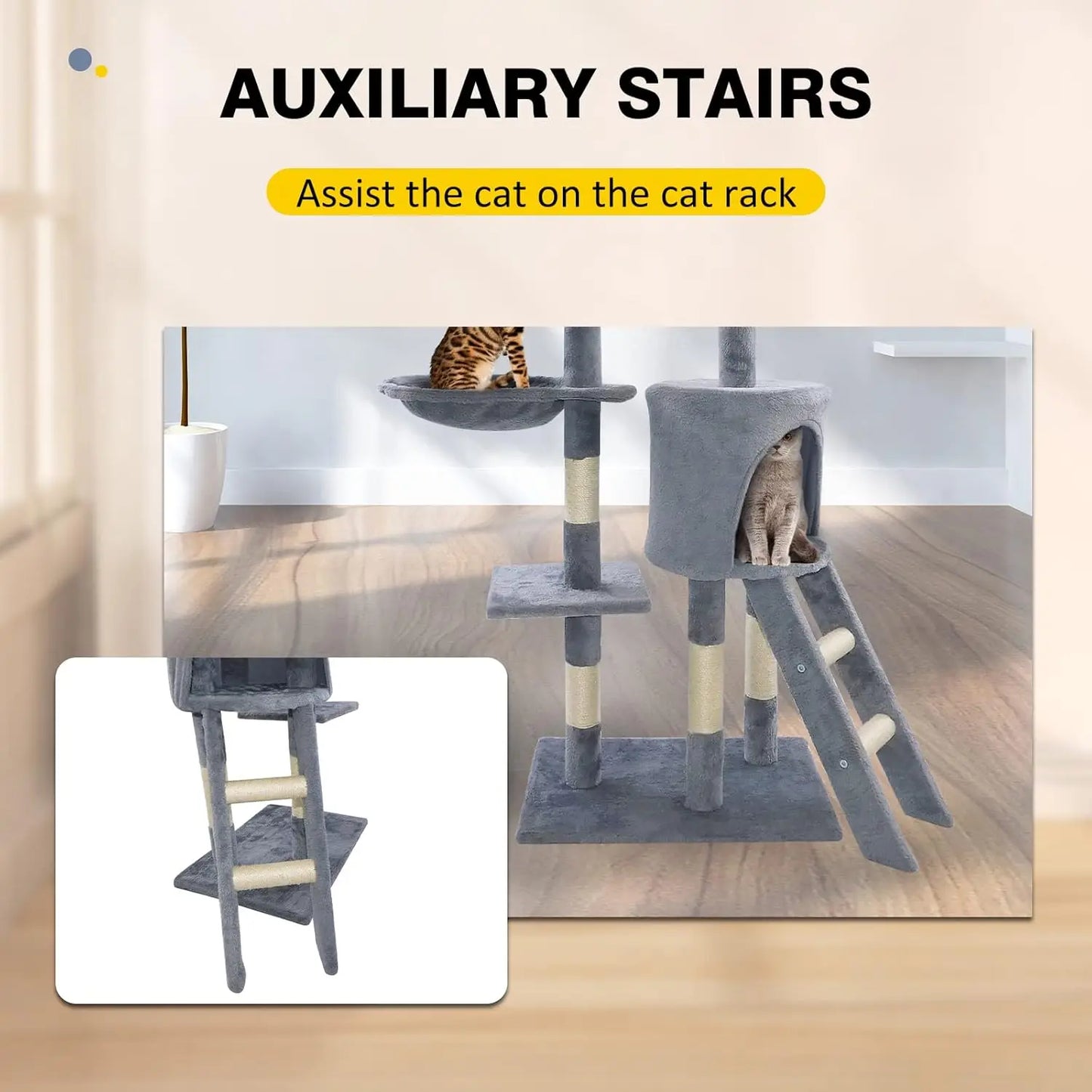 DayPlus 140cm Cat Tree Activity Centre