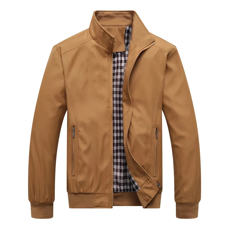 Men's Slim Bomber Baseball Jacket