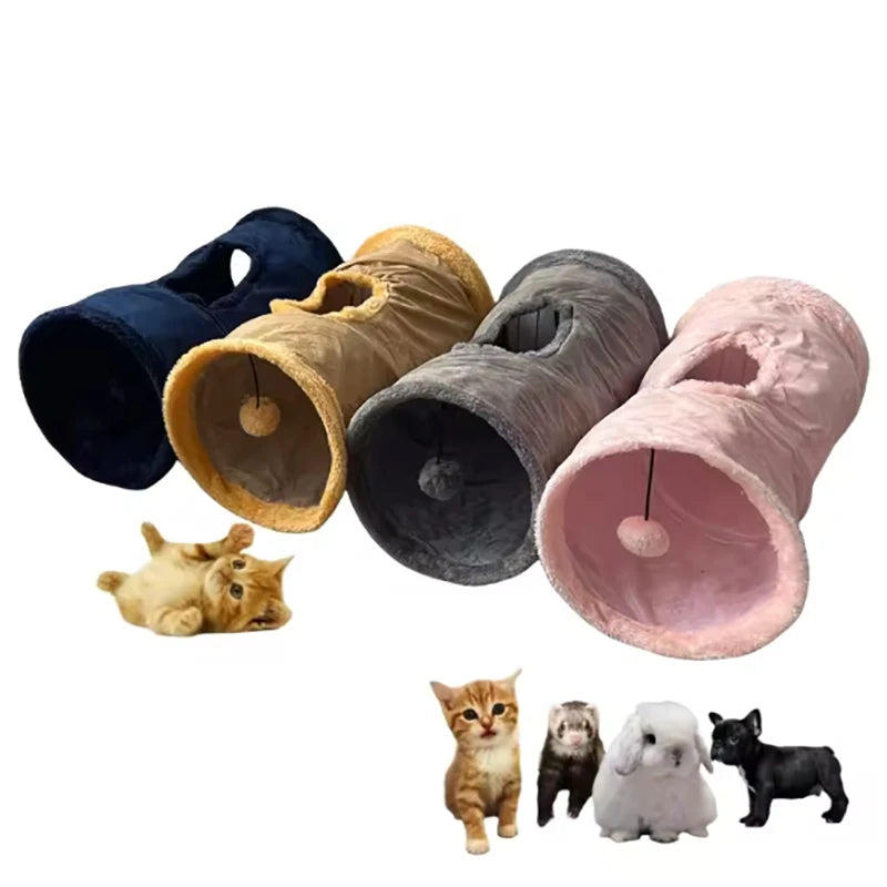 Foldable Cat Play Tunnel