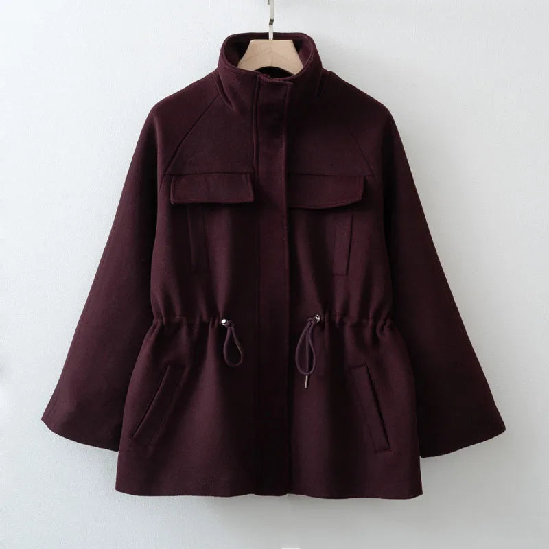 Wool-Blend Longline Coat