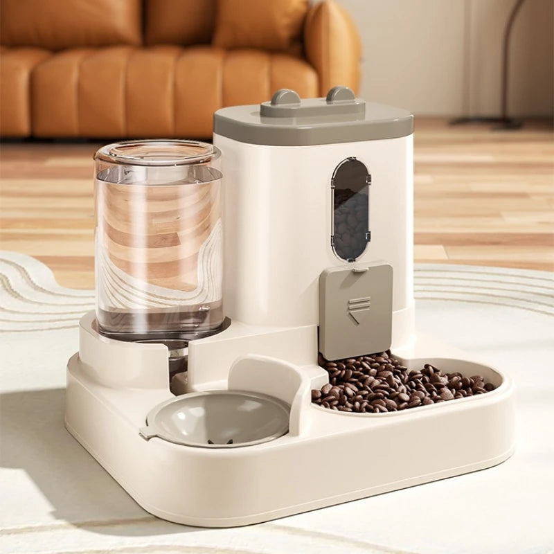 Gravity Pet Feeder & Water Fountain