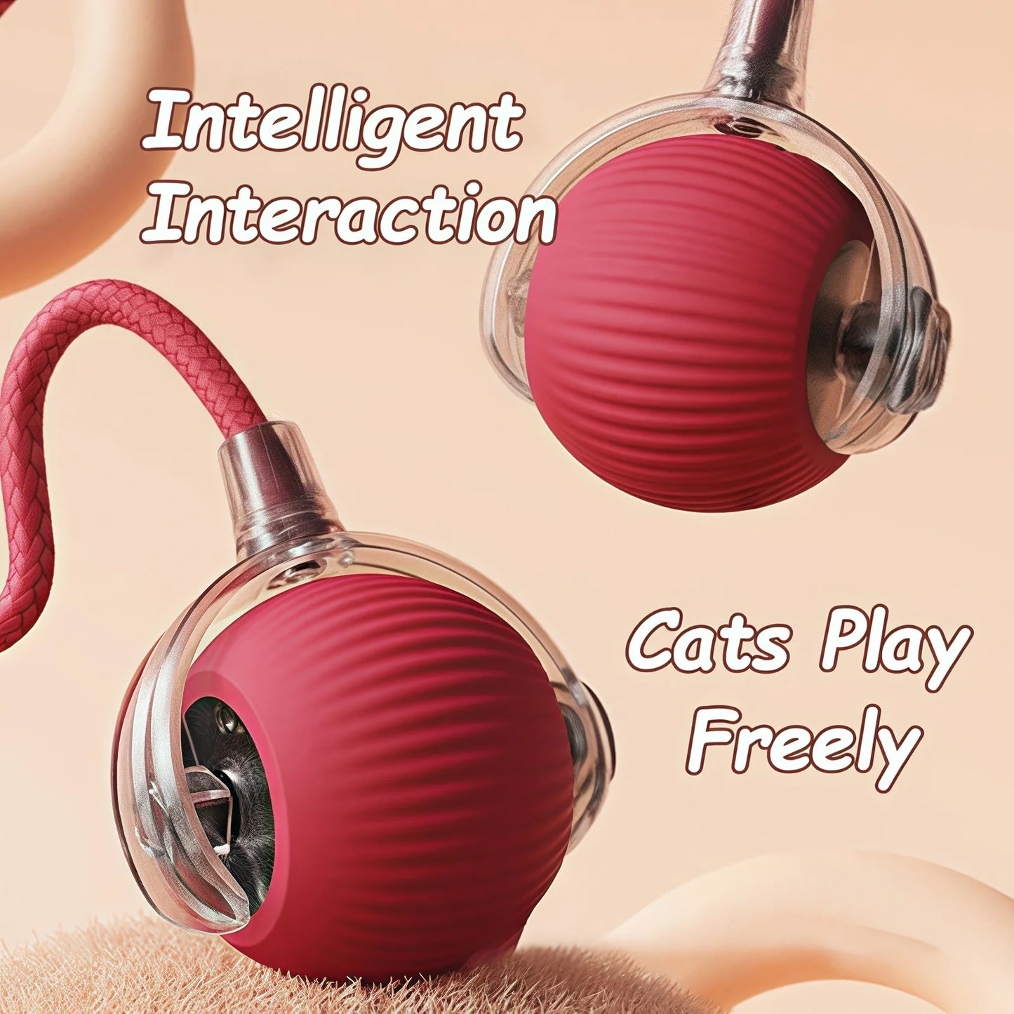 Smart Interactive Cat Ball Toy