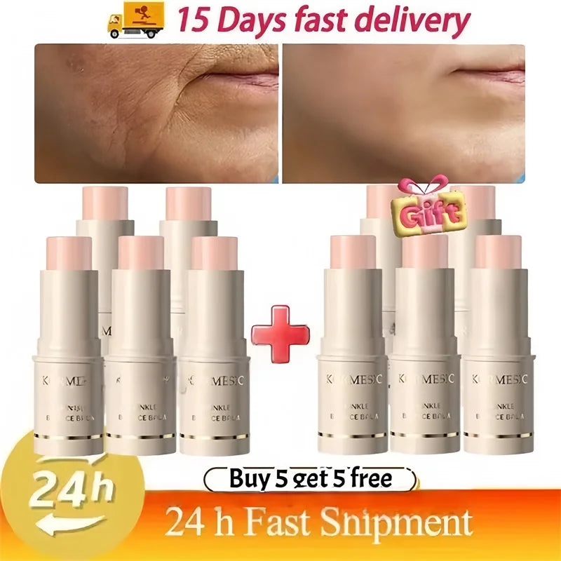 Instant Wrinkle Removal Multi Bounce Balm Facial Tightening Moisturizing Korean Anti-Wrinkle Balm Stick Cream Skin Care Products - PrimeNest