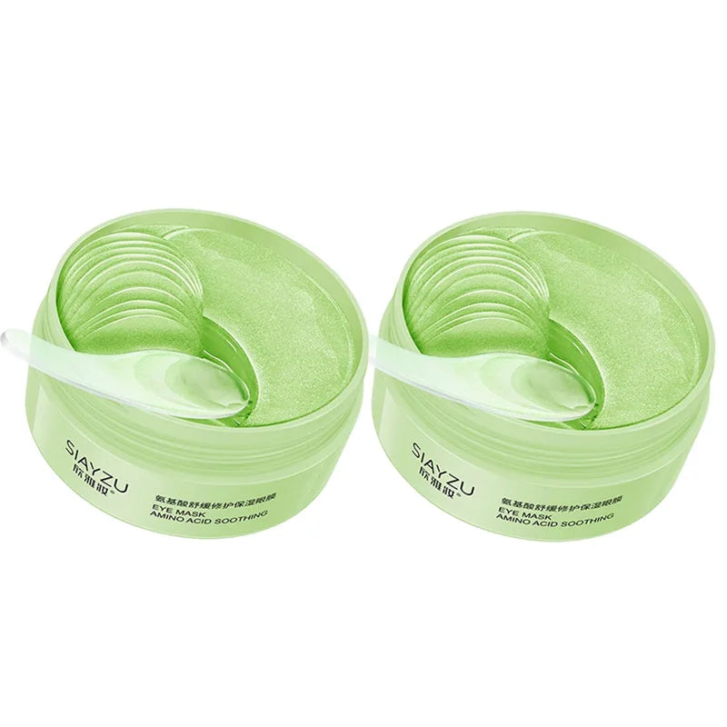60pcs Hyaluronic Acid Crystal Collagen Eye Mask Anti Dark Circles Remove Eye Bags Moisturizing Firming Eye Patches Skin Care - PrimeNest