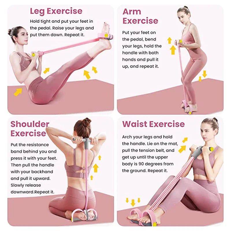 4-in-1 Yoga & Fitness Accessories Set