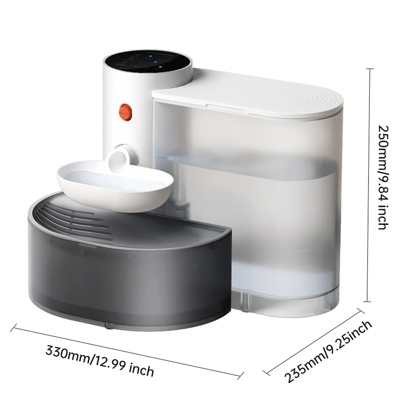 Smart Filterless Pet Water Fountain 3L