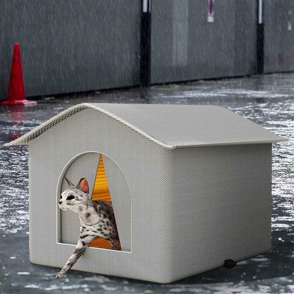 Weatherproof Outdoor Cat House