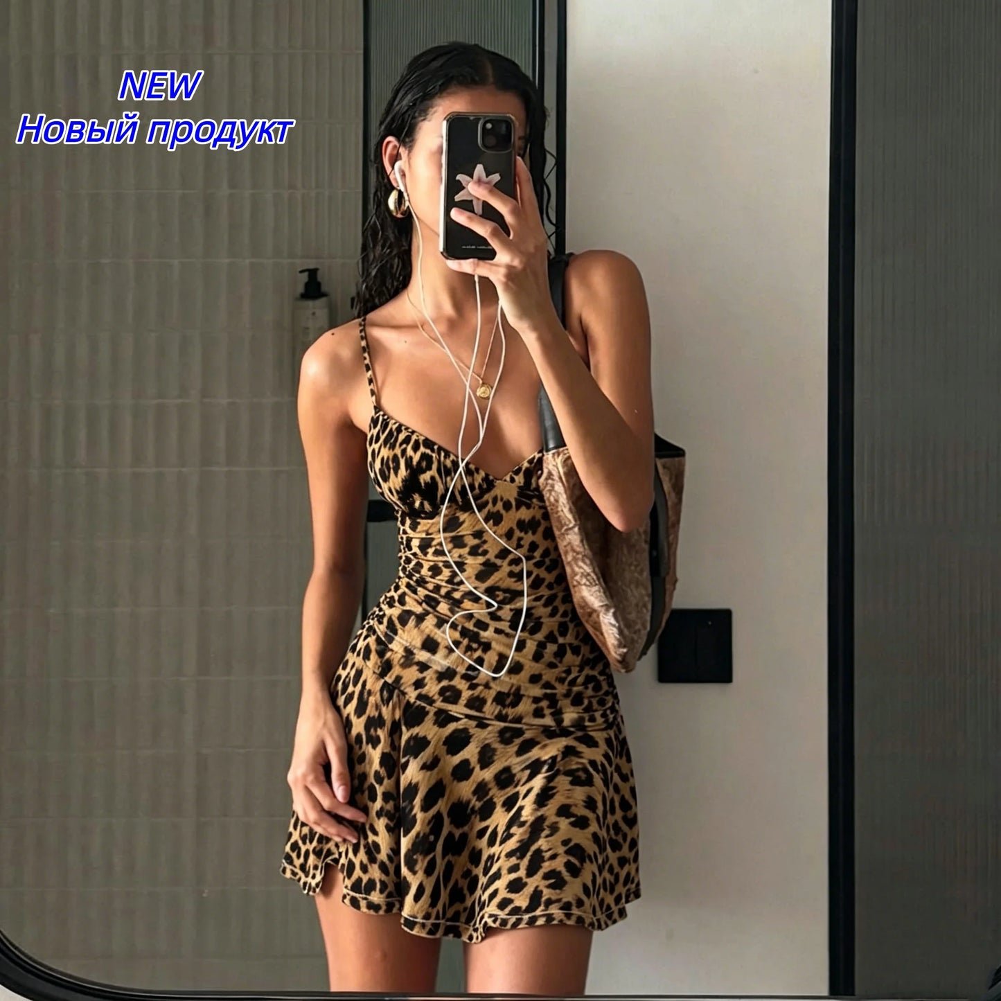 Y2k Vintage Slim Summer Women Sweet Ladylike Fashion Street Woman Dot Print Casual Simple Basic Sleeveless Dresses Female Chic - PrimeNest