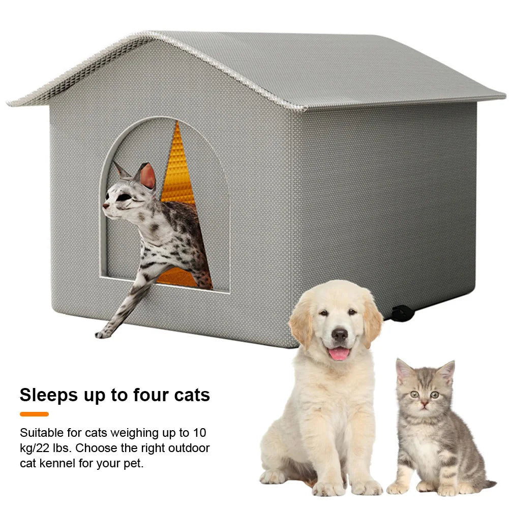 Weatherproof Outdoor Cat House