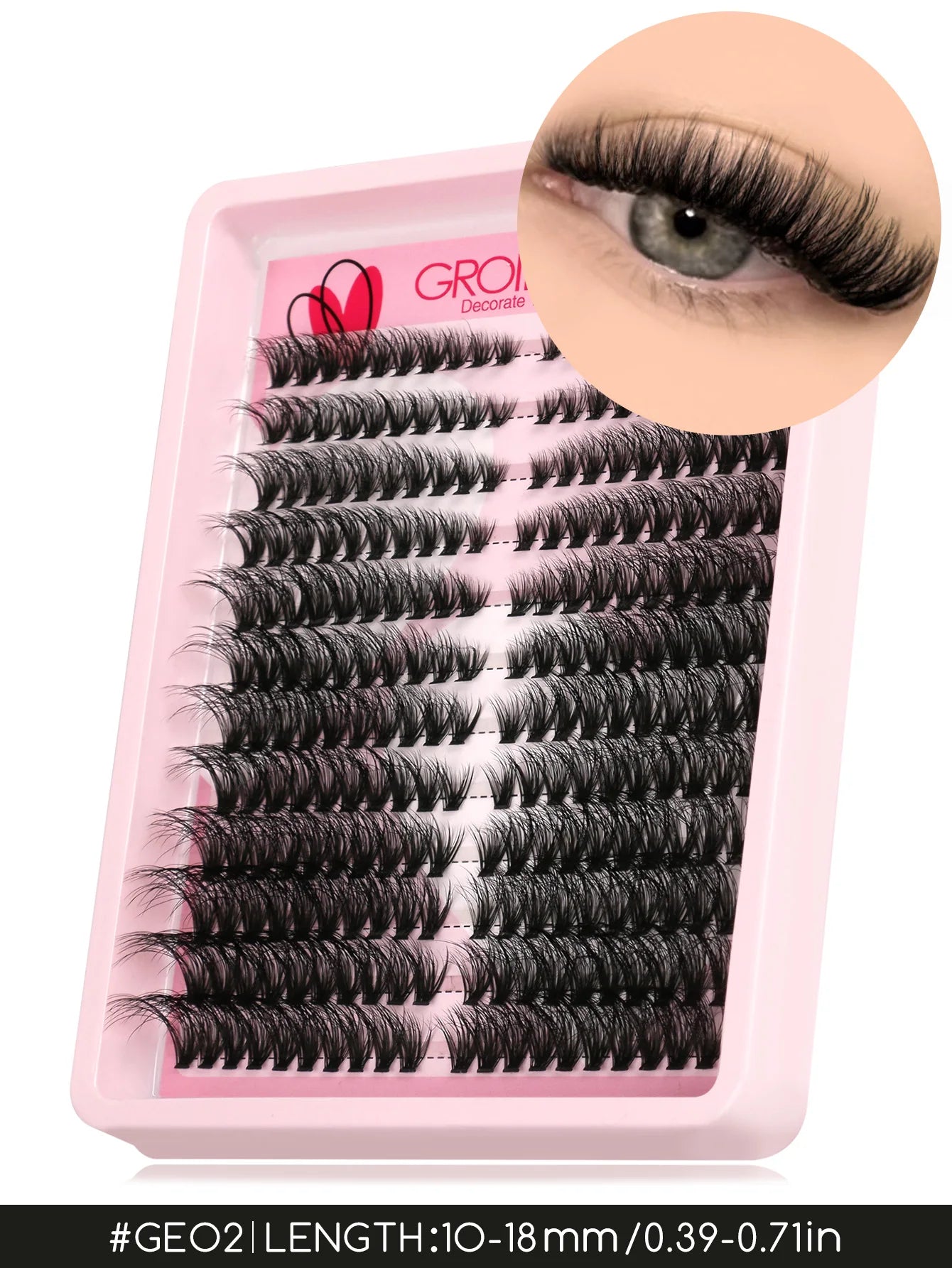DIY Wispy Lash Clusters