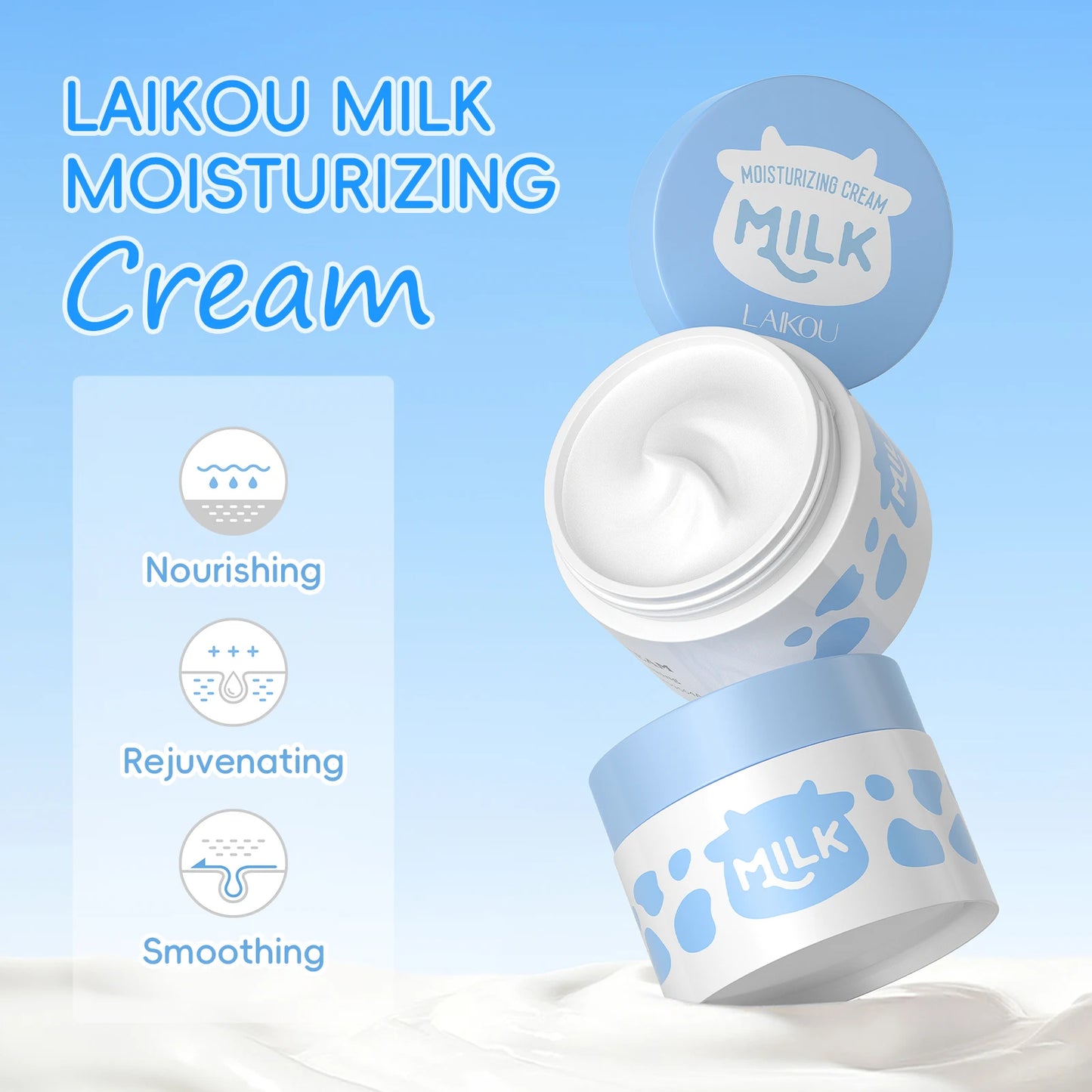 LAIKOU Milk Skincare Travel Set