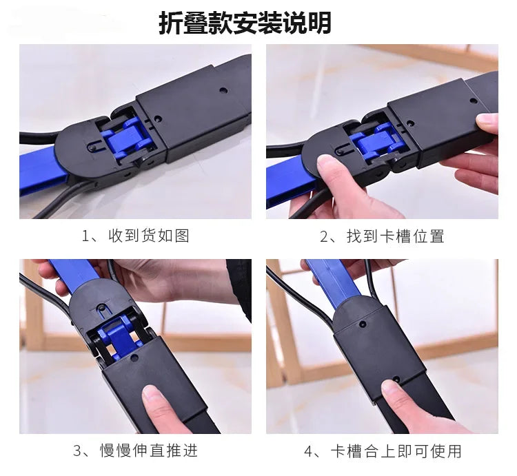 Foldable Pet Pooper Scooper Long Handle Dog Poop Scoop Clip Shovel Easy Pick Up Animal Feces Picker Pet Outdoor Cleaning Tools - PrimeNest