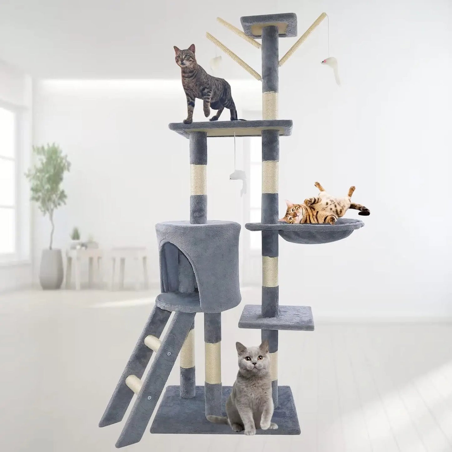DayPlus 140cm Cat Tree Activity Centre