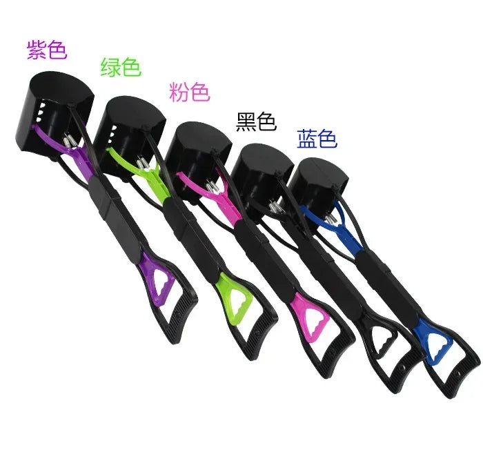 Foldable Pet Pooper Scooper Long Handle Dog Poop Scoop Clip Shovel Easy Pick Up Animal Feces Picker Pet Outdoor Cleaning Tools - PrimeNest