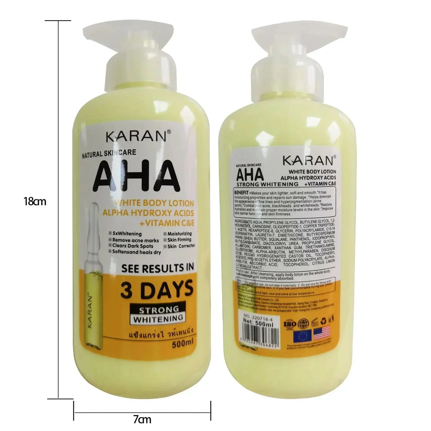 Vitamin C & E Whitening Body Lotion (500ml)