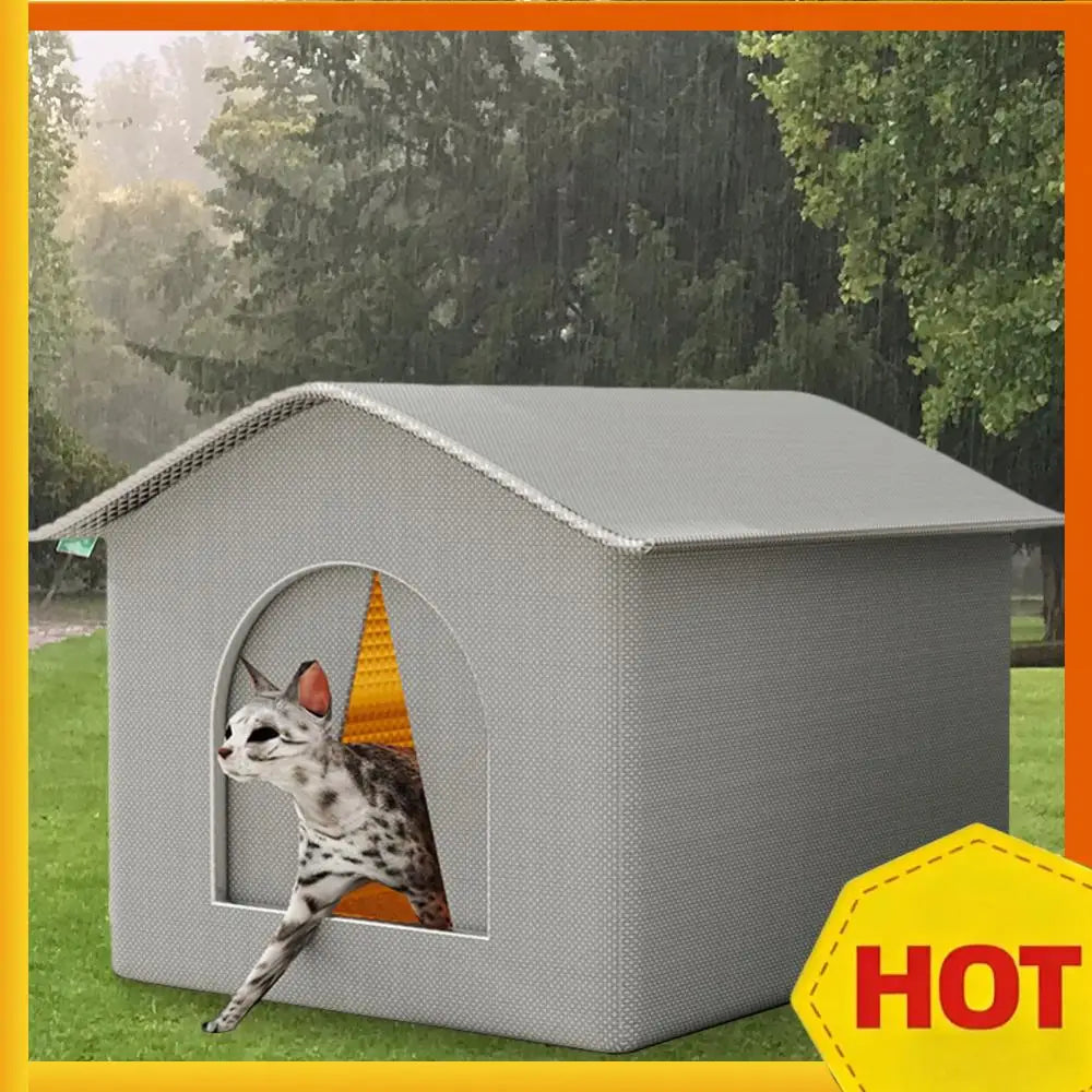 Weatherproof Outdoor Cat House