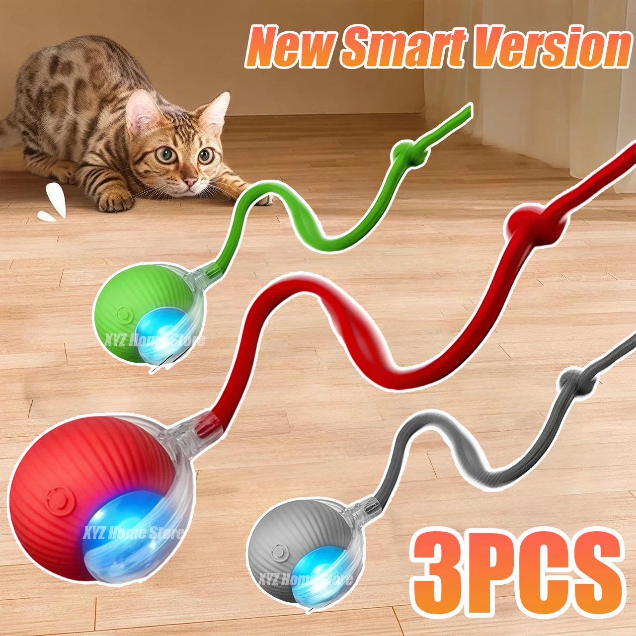 Smart Interactive Cat Ball Toy