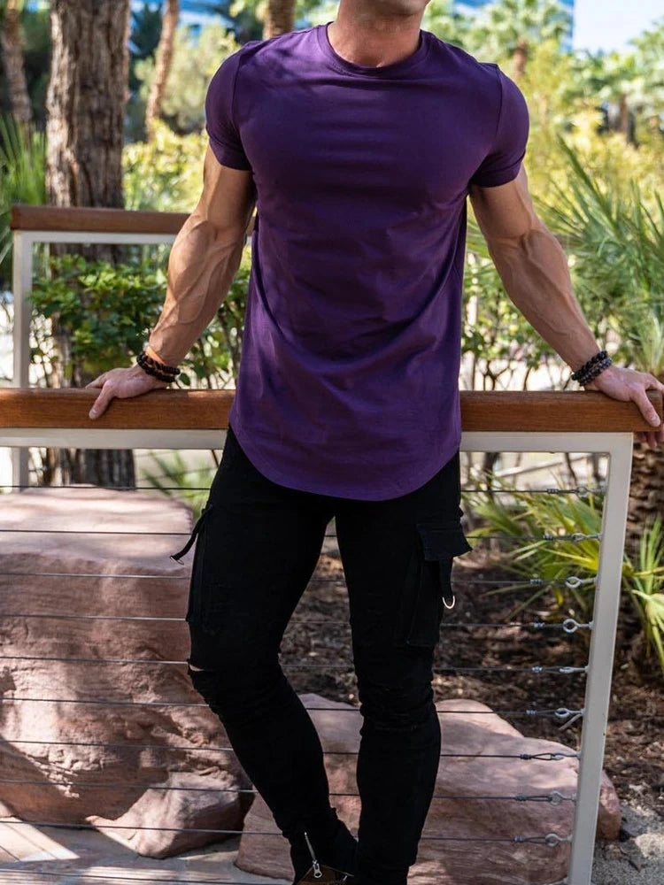 Men's Muscle Fit Gym T-Shirt