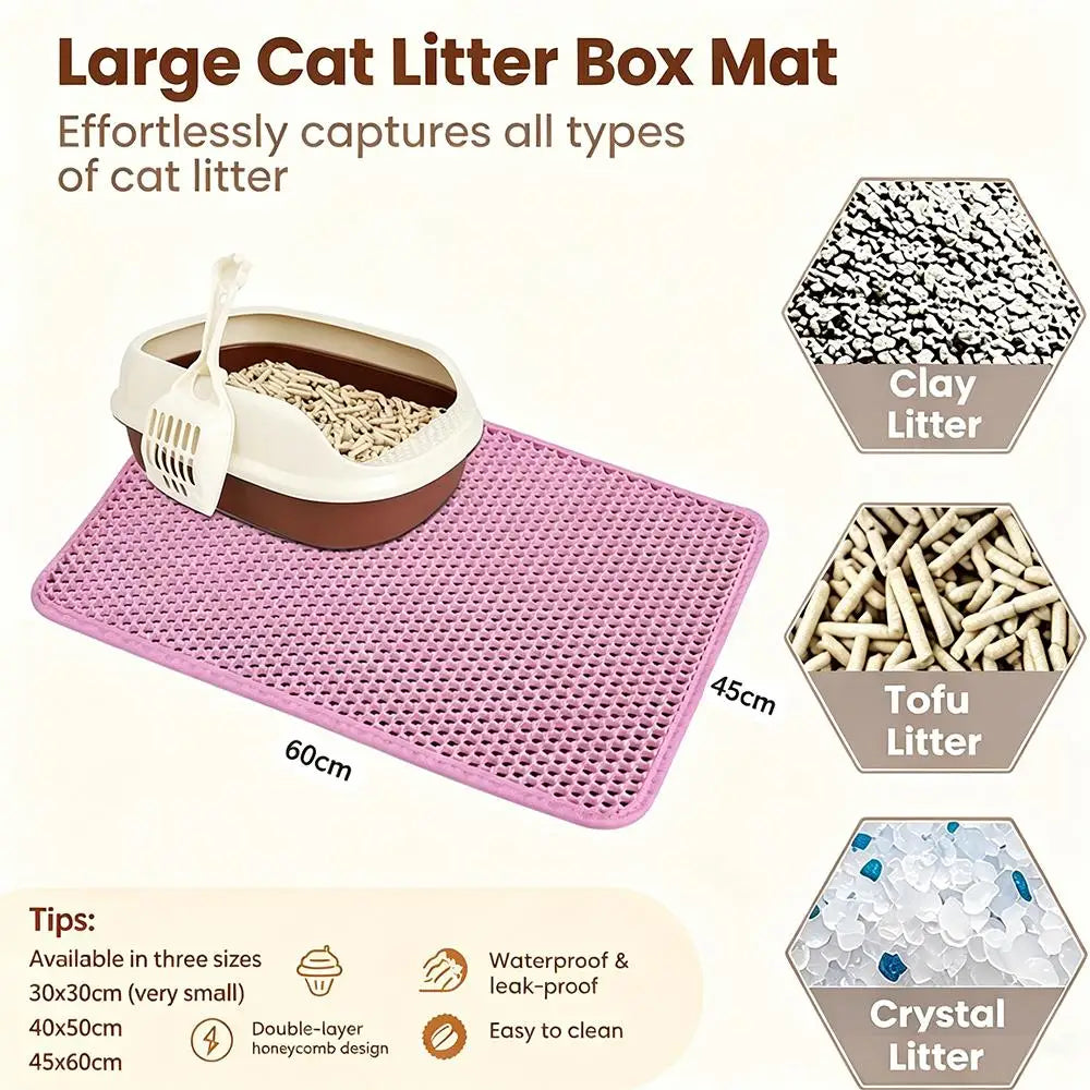 Double Layer Cat Litter Mat