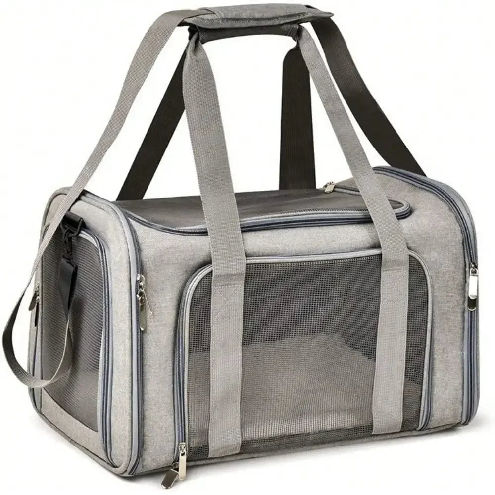 Soft-Sided Foldable Pet Carrier