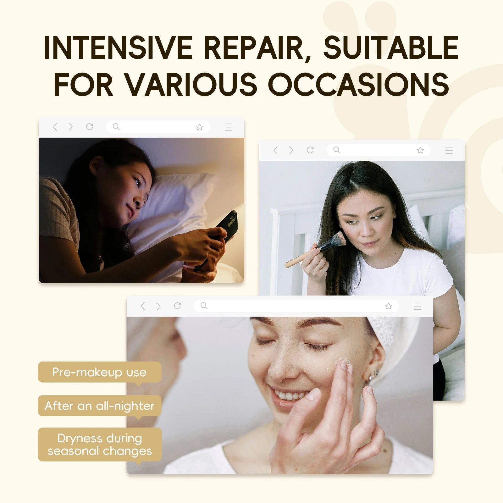 LAIKOU Korea Snail Collagen Essence Mask Hydrating Sheet Mask Anti-Wrinkle Face Mask Firming Skin Care 25g*20pcs - PrimeNest