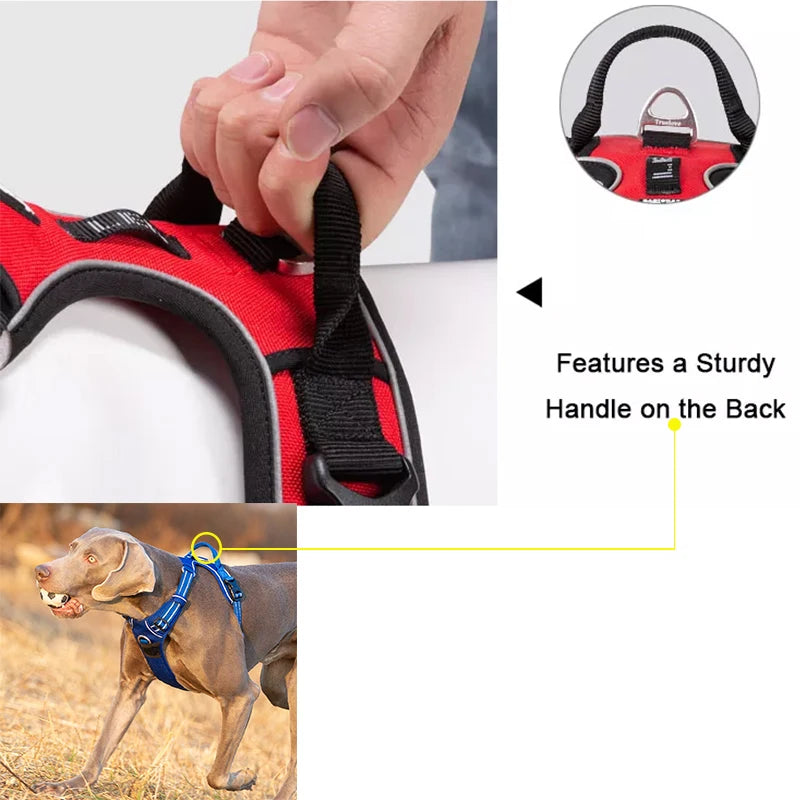 Winhyepet Reflective Dog Harness Vest