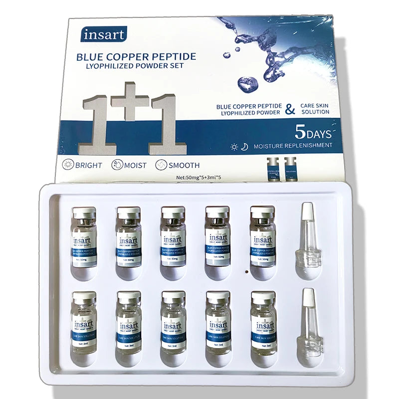 Blue Copper Peptide Face Serum Set