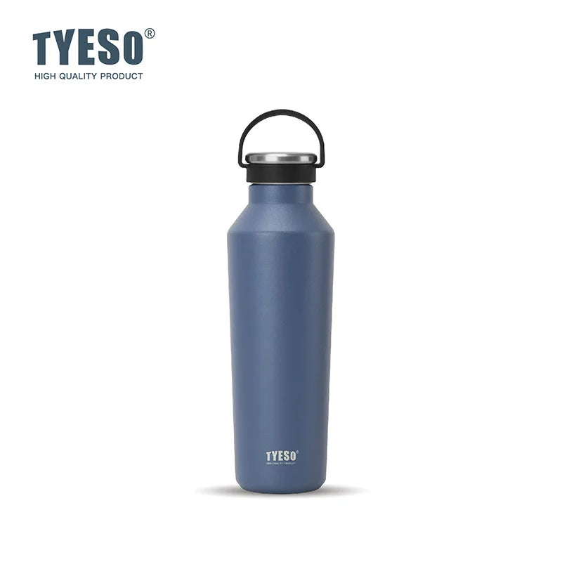 TYESO Cold Insulation Tumbler 304 Stainless Steel Summer Outdoor Sports Climb Vacuum Water Bottle Portable Handheld Cup for Car