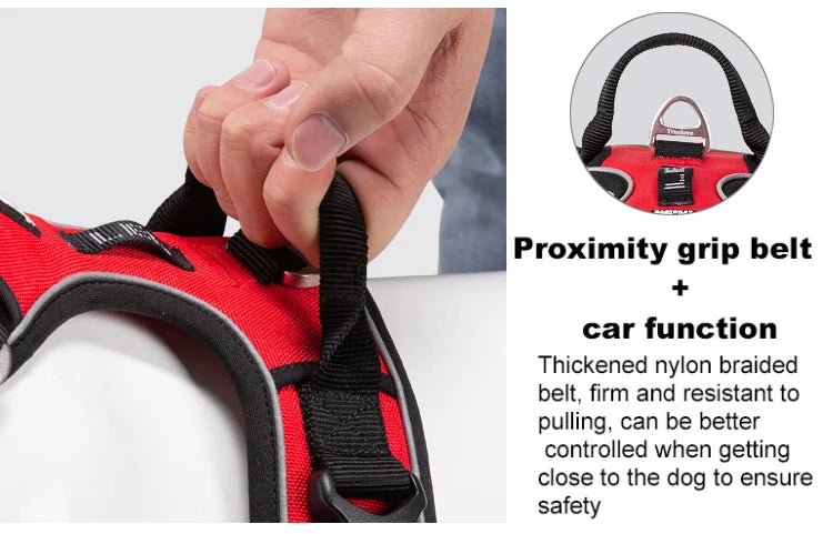 Winhyepet Reflective Dog Harness Vest