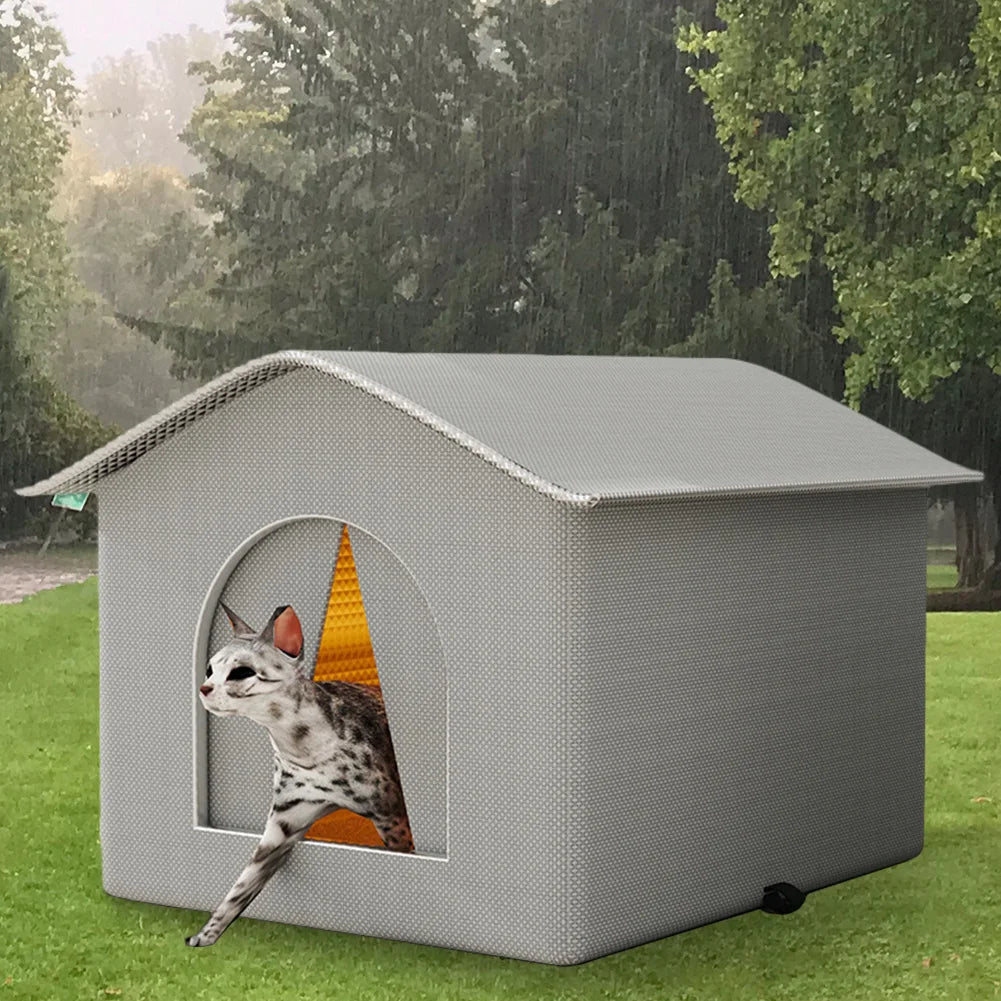 Weatherproof Outdoor Cat House