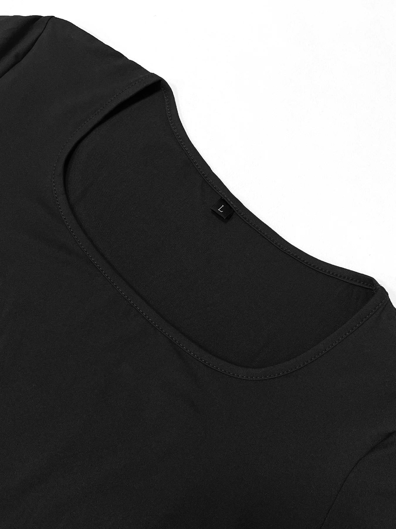 Scoop Neck Bodycon Maxi Dress
